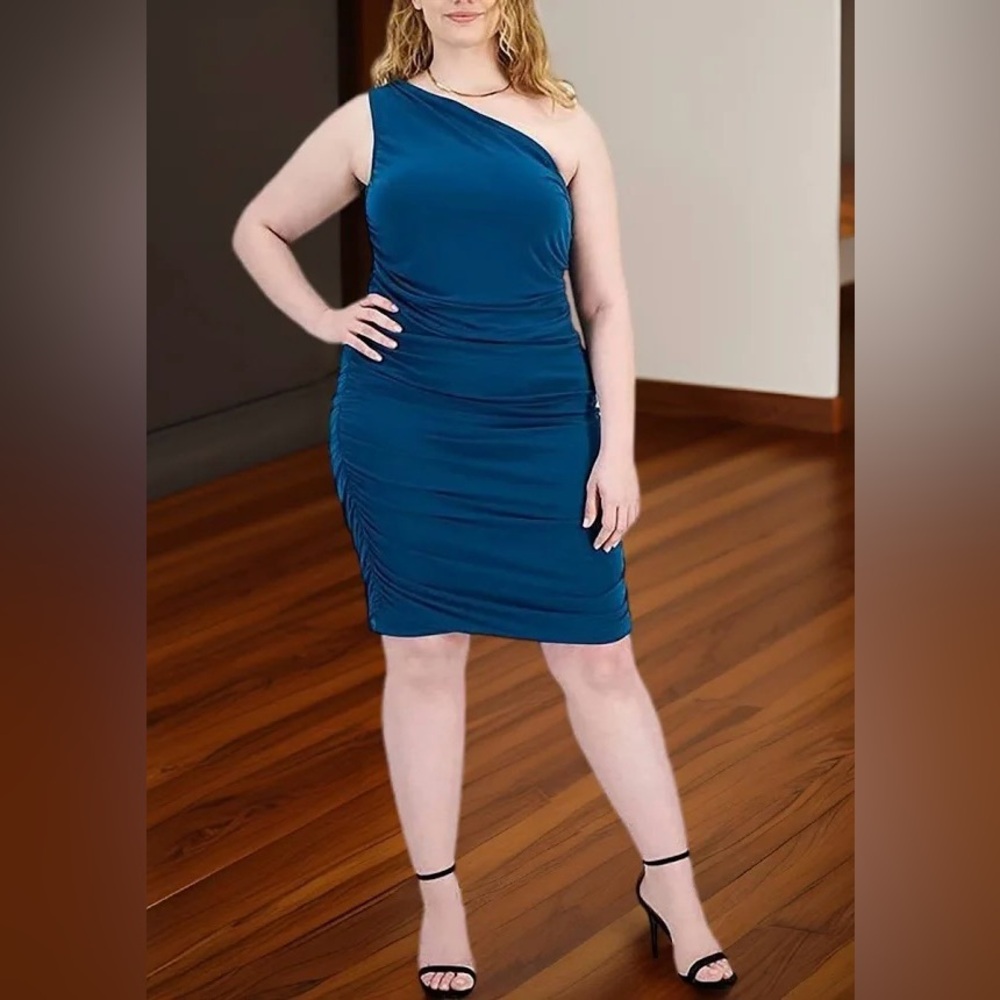 Emerald Sundae Teal Mini Dress